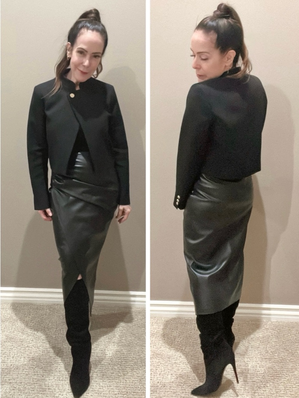 JASON WU Side Ruched Midi Skirt
